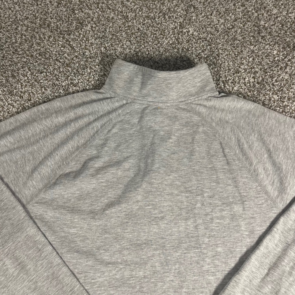 Carhartt Force Relaxed Fit Quarter Zip Pullover Gray Mens Large Chest Pocket L - Picture 8 of 9